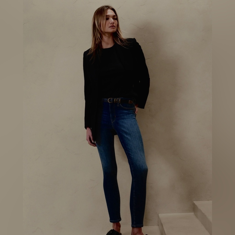 NWT! Banana Republic High Rise Skinny Ankle Jean - Waist Size 35 🪉